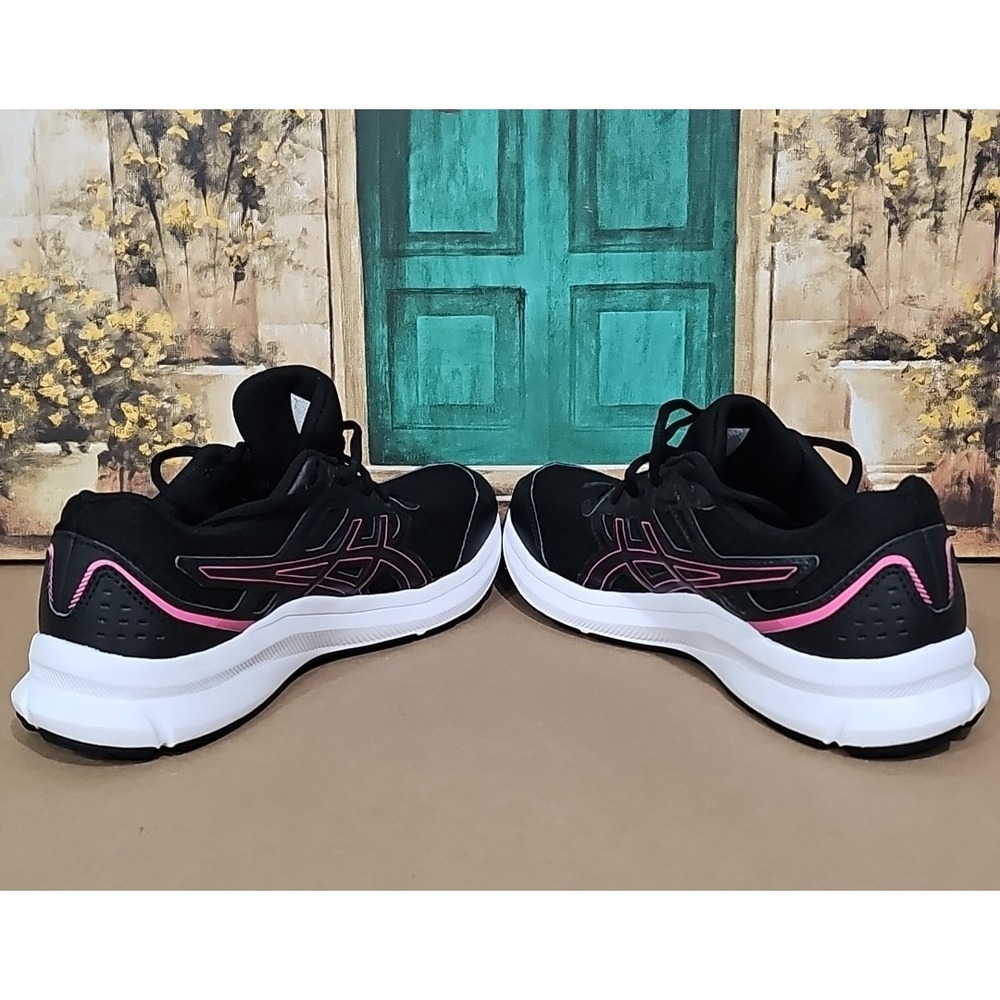 Asics Women's Jolt 3 Running Shoes Size 9 Black Hot Pink 1012A909 - Picture 5 of 7